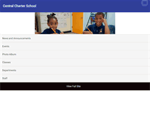 Tablet Screenshot of centralcharterschool.org